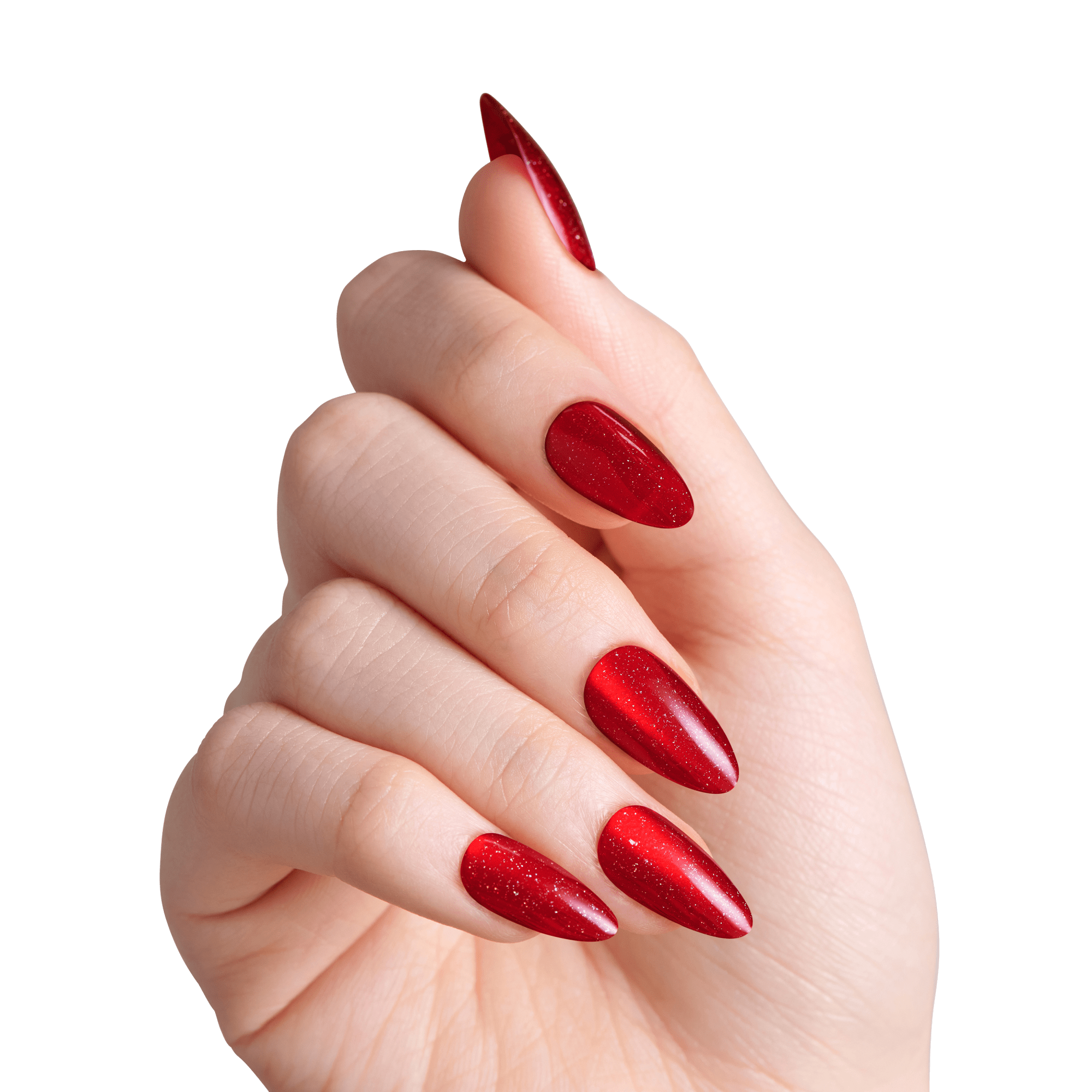 Kiss Voguish Fantasy Holiday Press On Glue Nails - Carol for You official pack