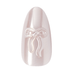 Kiss Glam 3D & Jewel Press On Fake Glue Nails  - Ripple | 3D & Jewel Design, Pink, Medium, Almond official pack