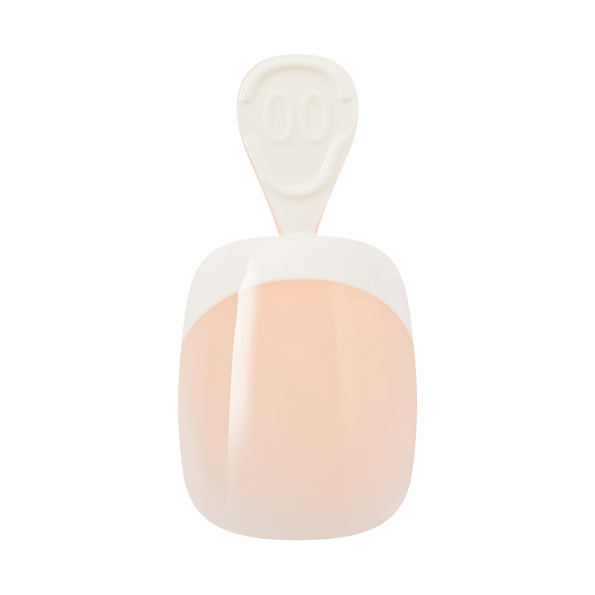 Kiss Core French Press On Fake Glue Nails - Perfection | French Tips, White, Petite, Squoval official pack