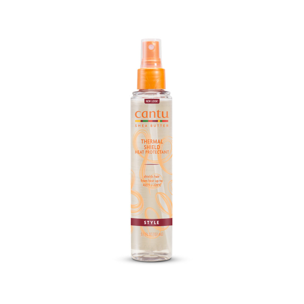 Cantu Shea Butter Thermal Shield Heat Protecting Spray 151 Ml — official pack photo thermal-5.1 (dupe-m-75400483130001746628489.jpeg) from cantubeauty.com