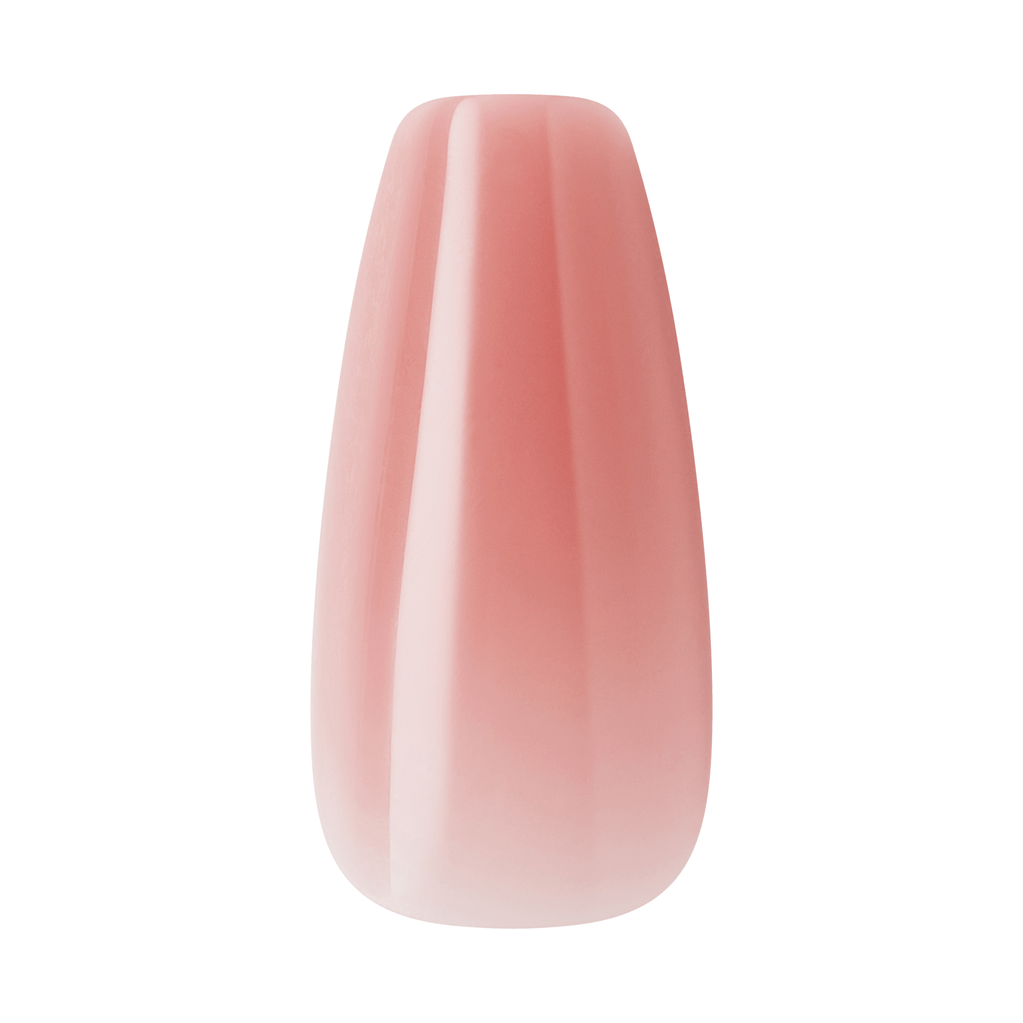 Kiss Core Color Press On Fake Glue Nails - Jubilation | Solid, Pink, Medium, Coffin official pack