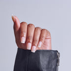 Kiss Core French Press On Fake Glue Nails - My Darling | French Tips, Neutral, Short, Squoval official pack