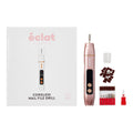 éclat Cordless Electric Nail File – Professional E-File for Acrylic, Gel & Dip Powder with Charging Base & LED Light - Rose Gold official pack