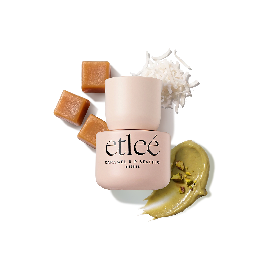 EPX04_main "etleé Perfume Caramel & Pistachio Intense Eau De Parfum product view"