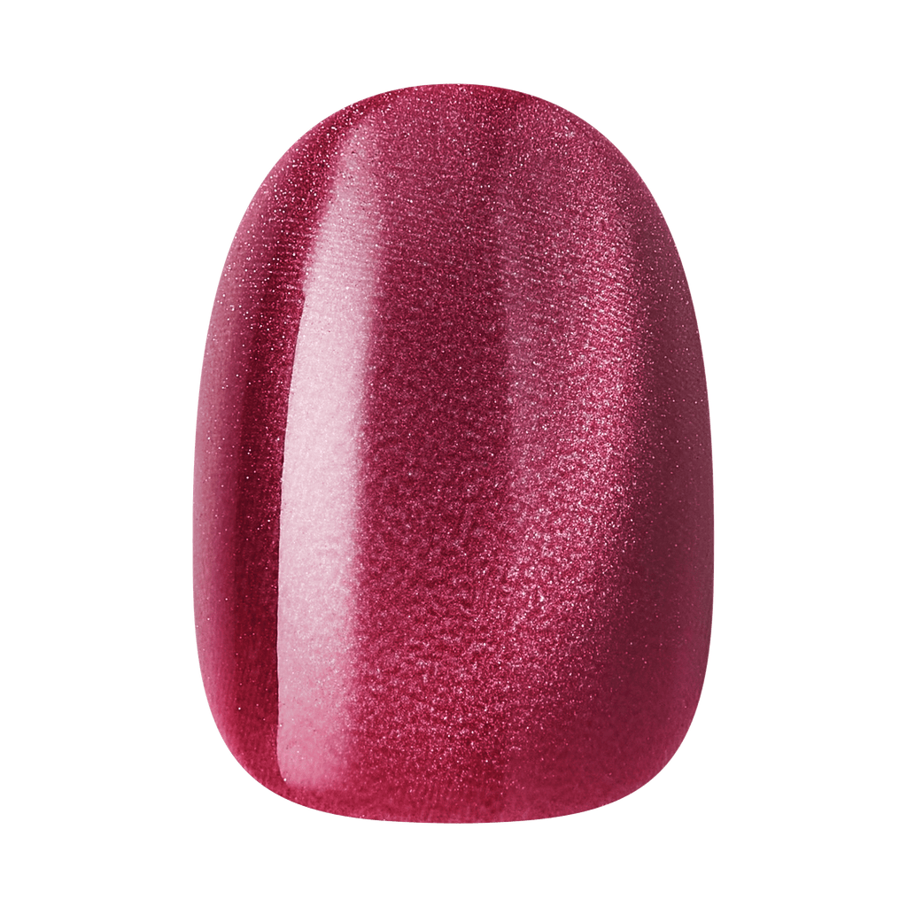 Kiss Core Magnetic Press On Fake Glue Nails - Flaming | Magnetic, Pink, Short, Round official pack