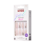 Kiss Gel Fantasy Jelly Press On Glue Nails - Jelly Juice official pack