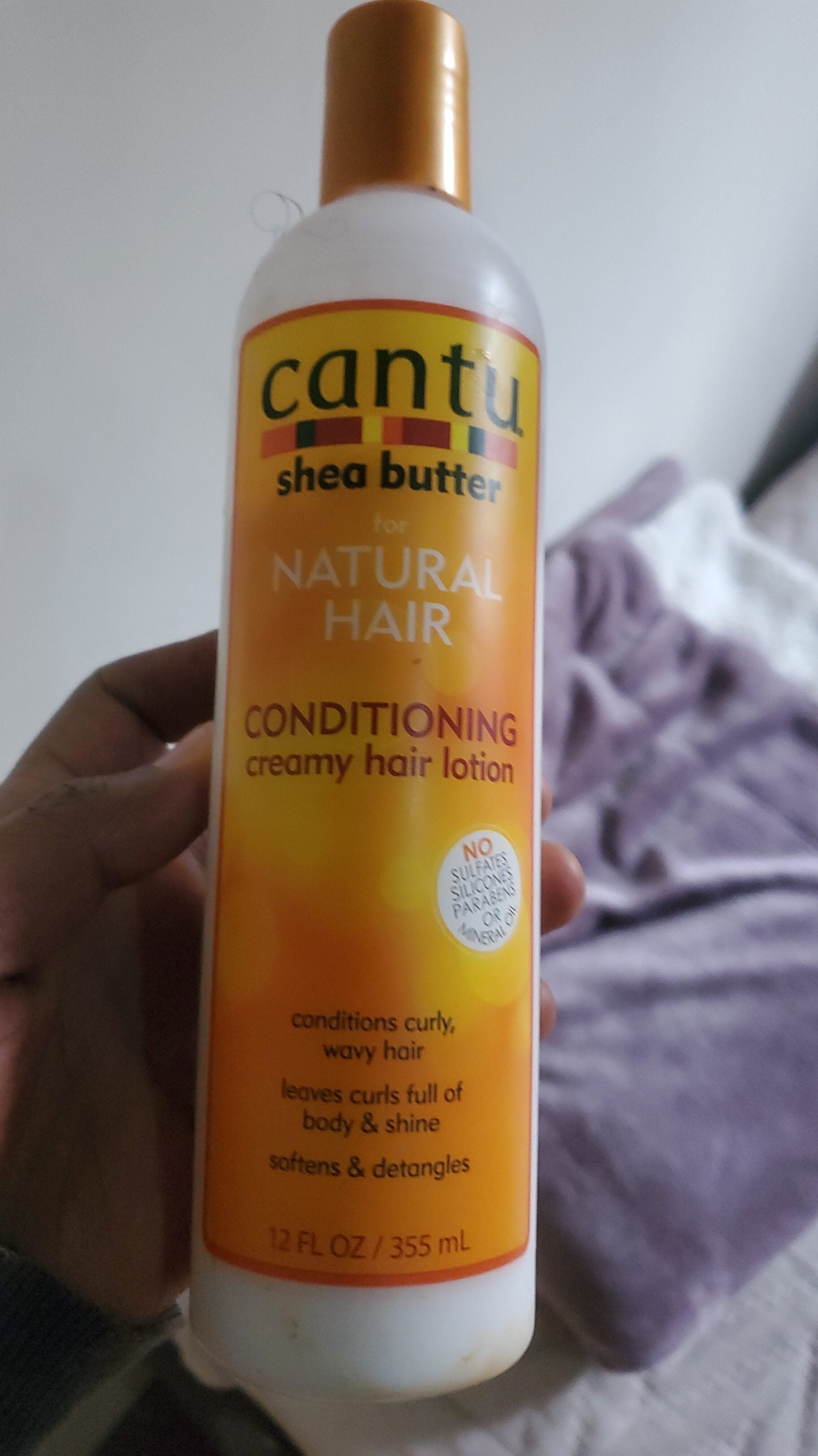 Cantu SB Creamy Hair Lotion 12 Oz