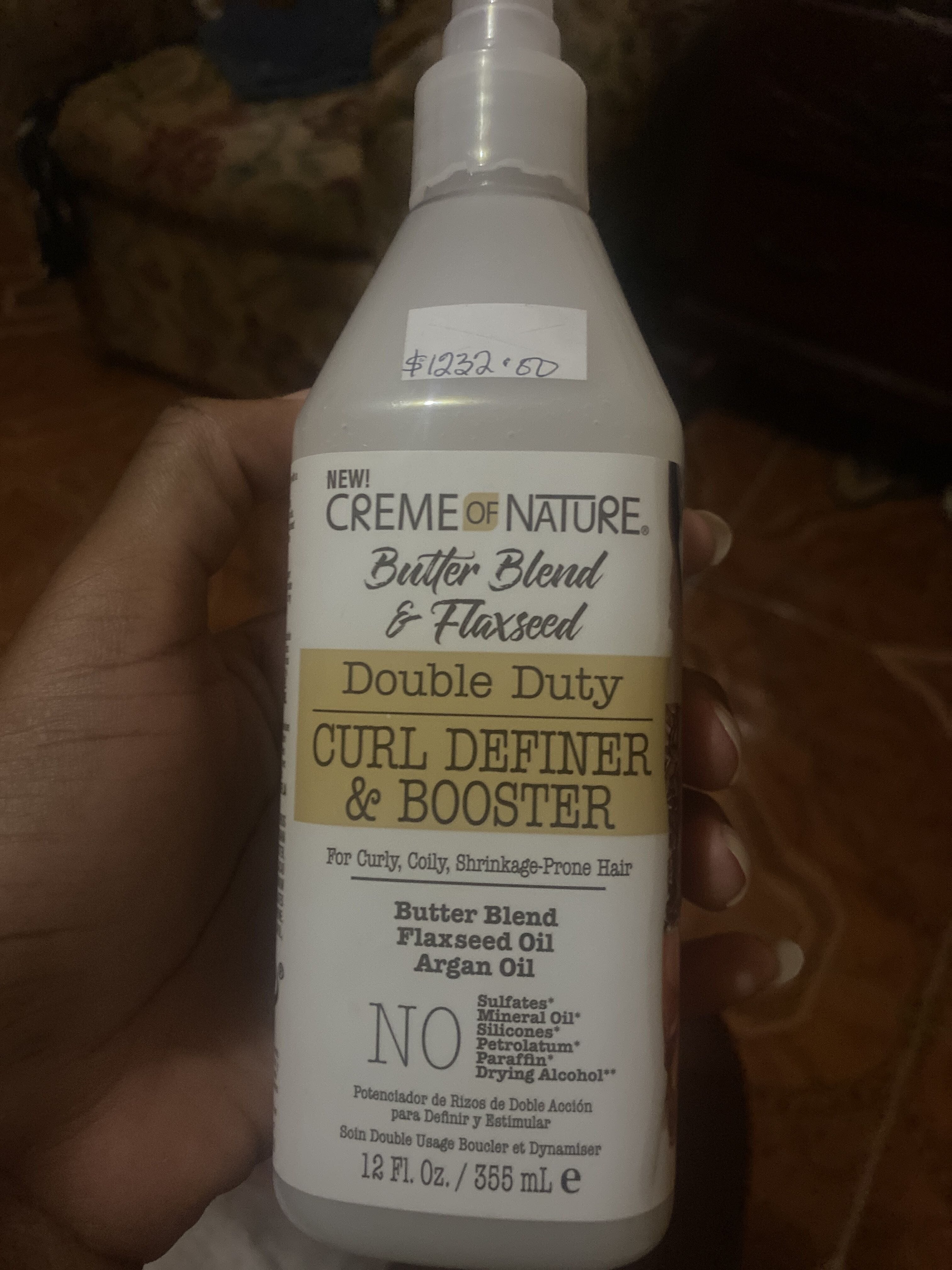 Creme Of Nature Butter Blend Flaxseed Curl Booster 12 Oz *