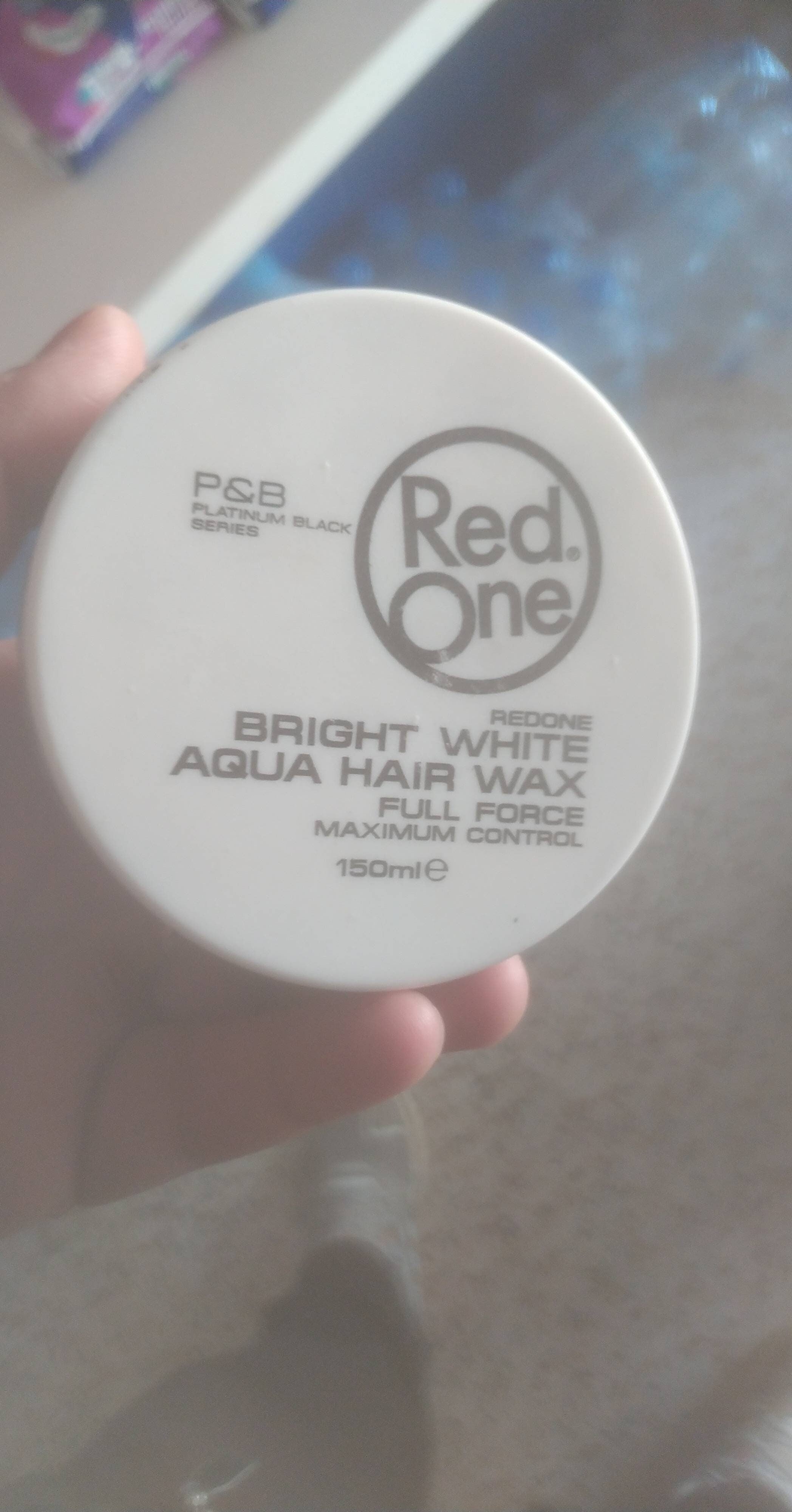 Red One Hair Wax White