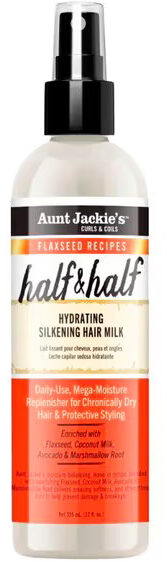 Aunt Jackies Half & Half Silkening Hair Milk 12 Oz *