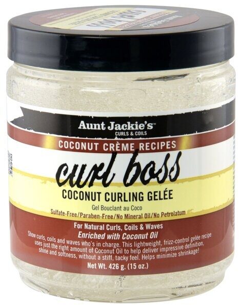 Aunties Jackies Curl Boss Coconut Curling Gelee 15 Oz