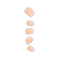 Impress French No Glue Fake Press On Nails - Model | French Tips, White & Neutral, Short, Squoval, Manicure official pack