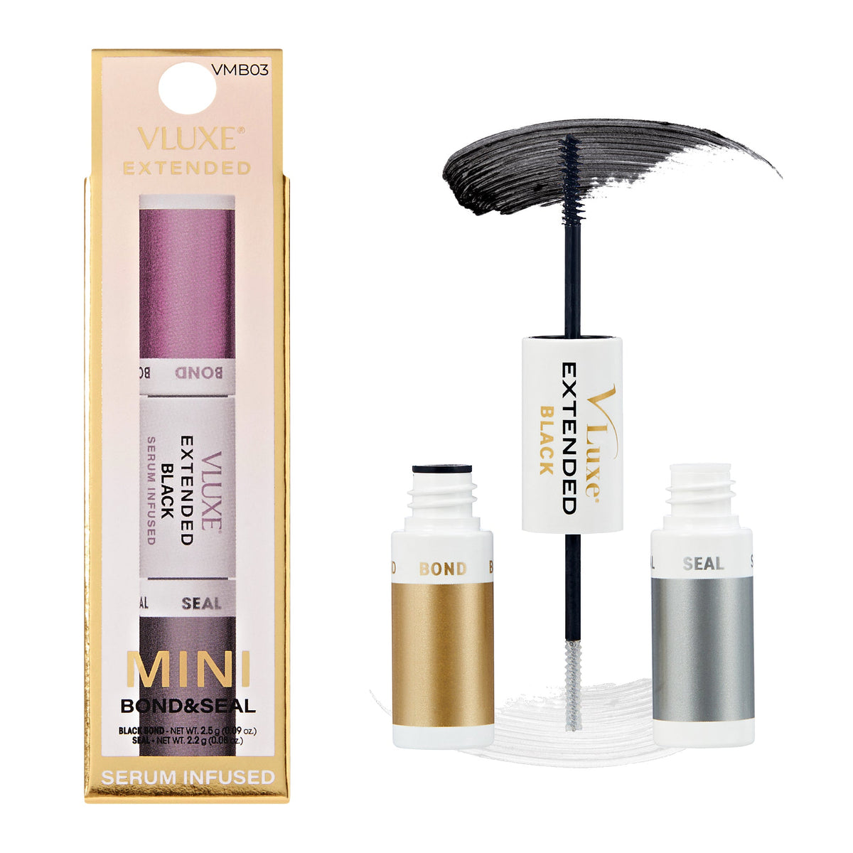 VLuxe Mink Mini Black Bond & Seal Lash Adhesive wit