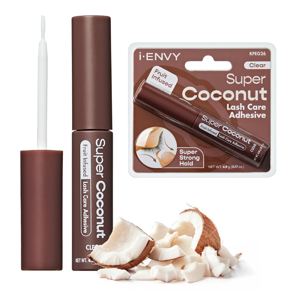 I-ENVY Fruit Infused Eyelash Adhesive – Long Lasting Brush-On Lash Glue official pack