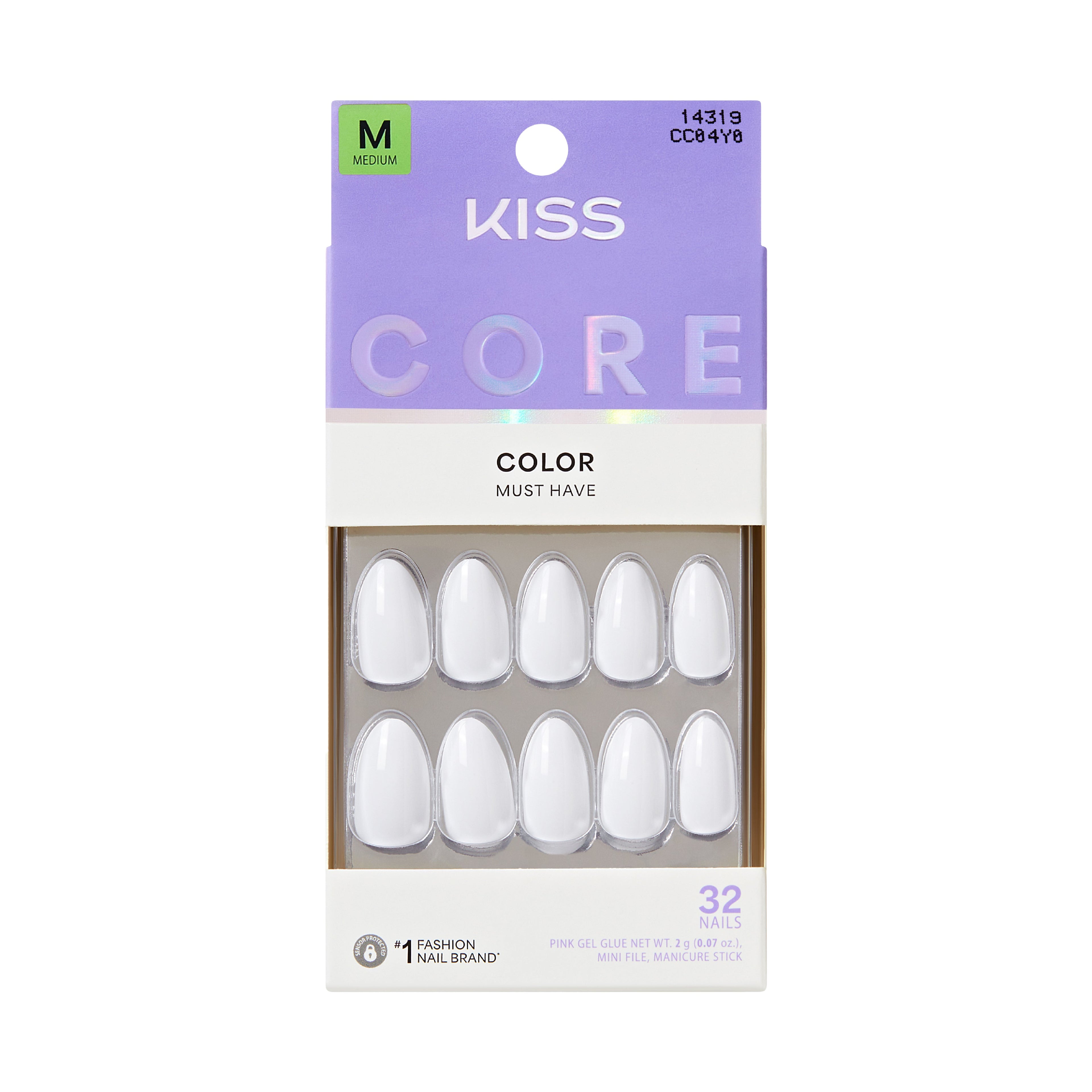 KISS Core Color Must-Have Glue-On Nails - Lookbook official pack