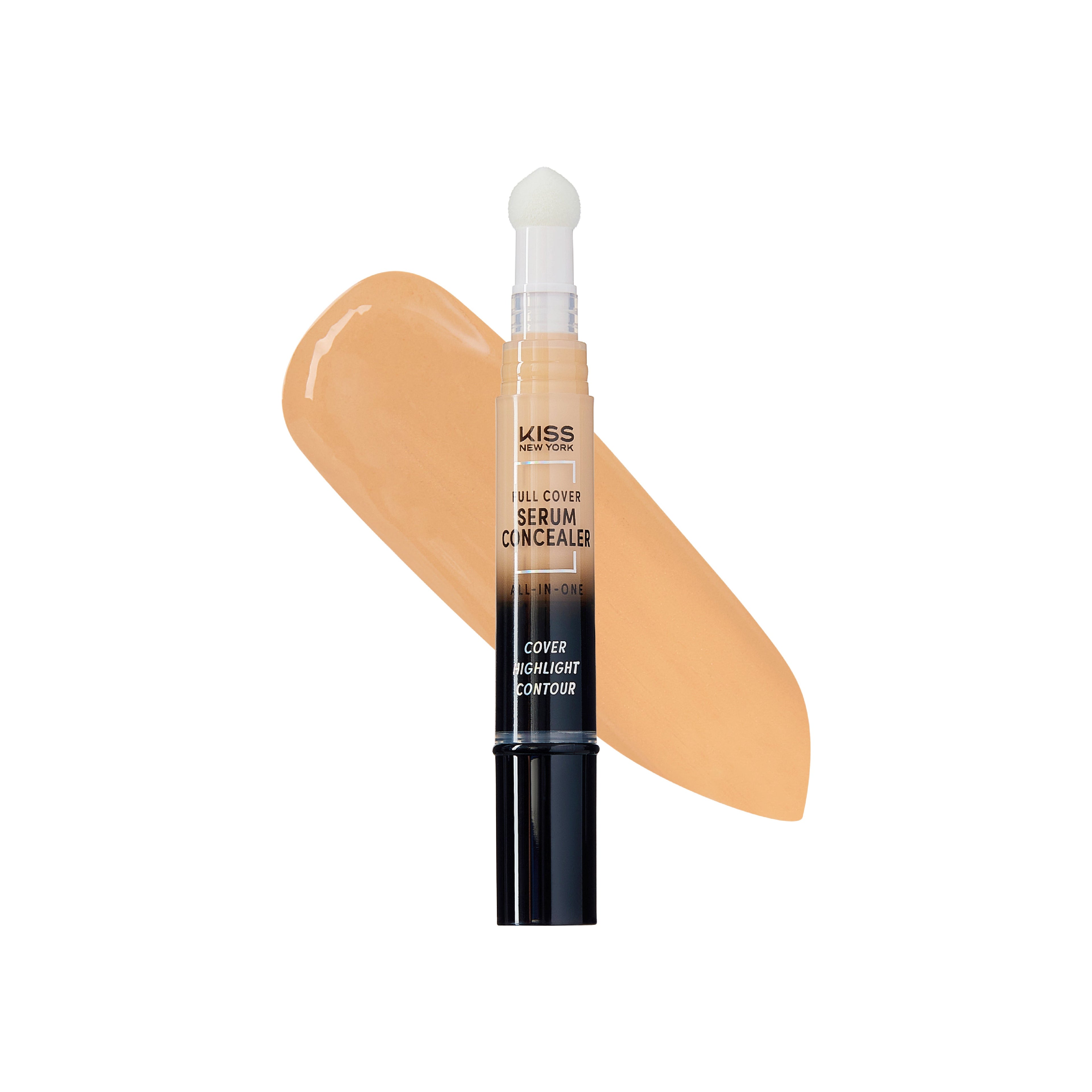 KISS NEW YORK Full Cover Serum Concealer with Sponge Tip official pack