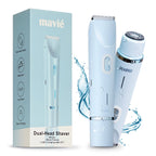Mavié Dual-Head Bikini Trimmer For Women - Painless Electric Razor For Face & Body, Cordless Wet & Dry Shaver, IPX7 Waterproof, Type-C Rechargeable official pack