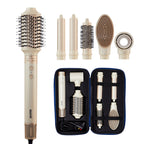 MAVIÉ 6-in-1 Hot Air Multi-Styler & Auto-Wrap Curler Set with Luxury Case | Frizz-Free Blowout Brush official pack