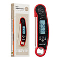 Mavié Instant Read Meat Thermometer - Waterproof Digital Food Thermometer for BBQ, Grill & Kitchen with Built-in Bottle Opener official pack