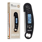 Mavié Instant Read Meat Thermometer - Waterproof Digital Food Thermometer for BBQ, Grill & Kitchen with Built-in Bottle Opener official pack
