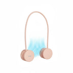 MAVIÉ Portable Personal Neck Fan, Cooling Hands Free Bladeless Fan, Rechargeable Long Battery Life, 360° Airflow with 3 Speeds, Lightweight Collapsible Design, Low Noise with Strong Wind official pack