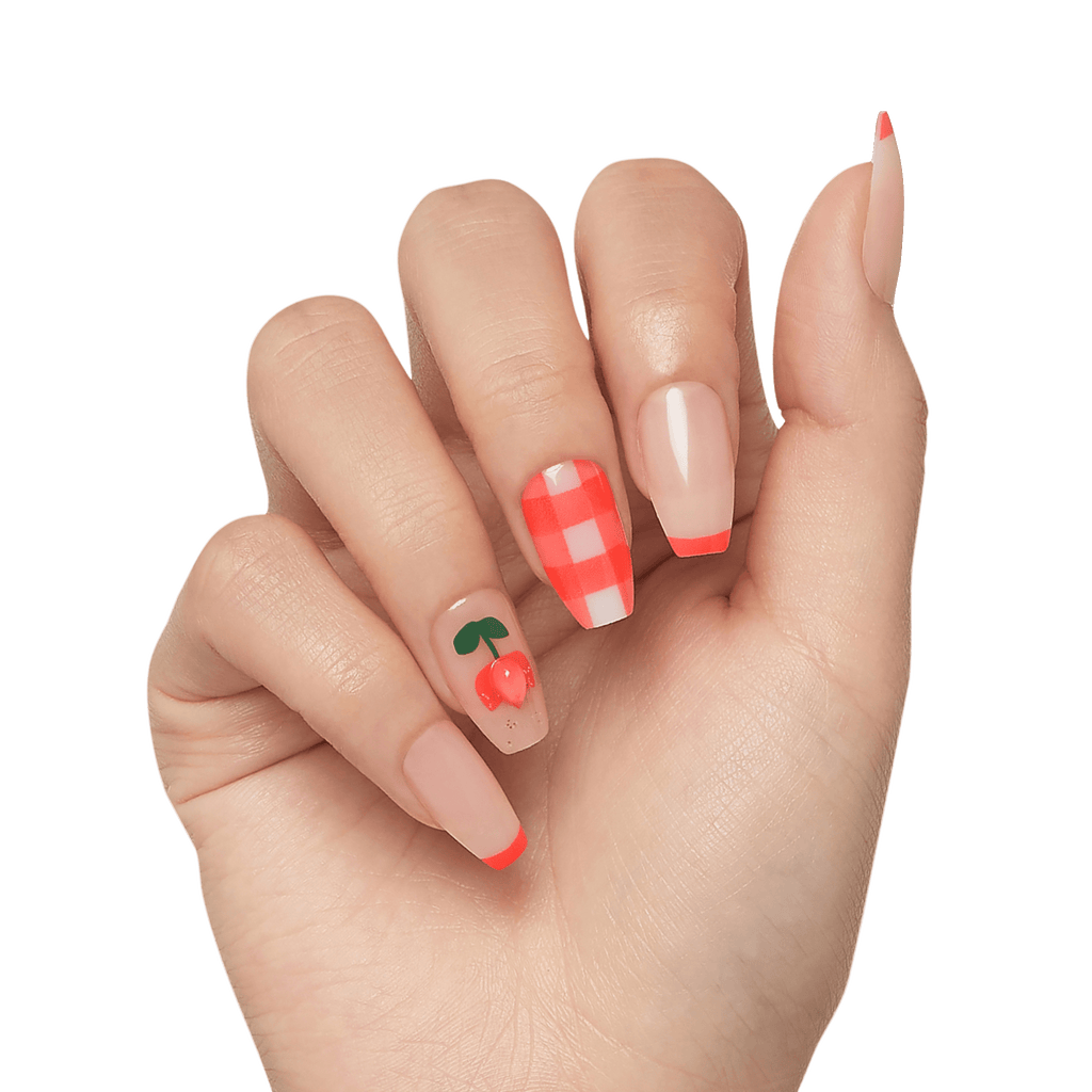Kiss Gel Fantasy Allure Press On Glue Nails - All Yours official pack