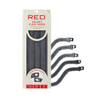 RED by KISS Heatless Curling Velvet Flexi Rods with Snap Closure - Gray (11/16") 5pc official pack