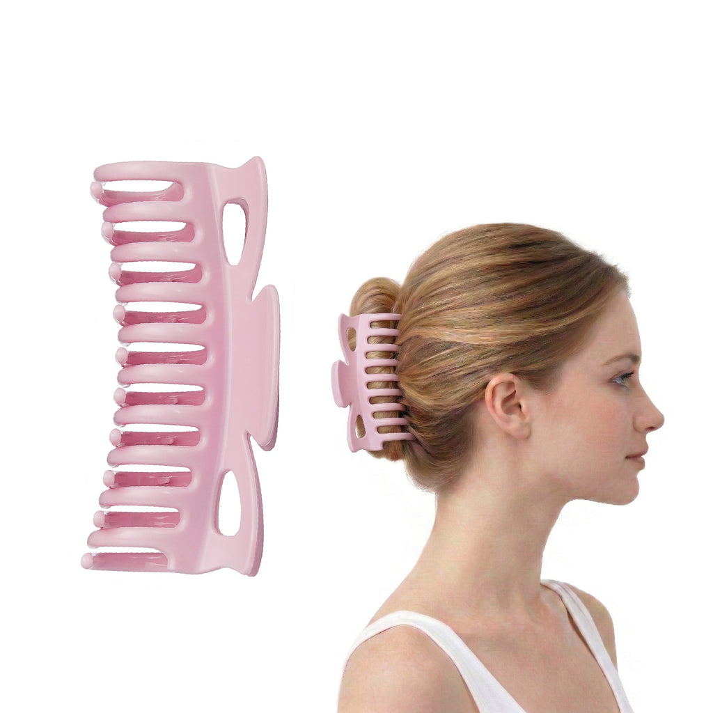 RED By Kiss Softmallow Hair Claw Clip - Unbreakable Squishy Soft-Flex Material, Pain-Free Comfort for Driving & Leaning Back official pack