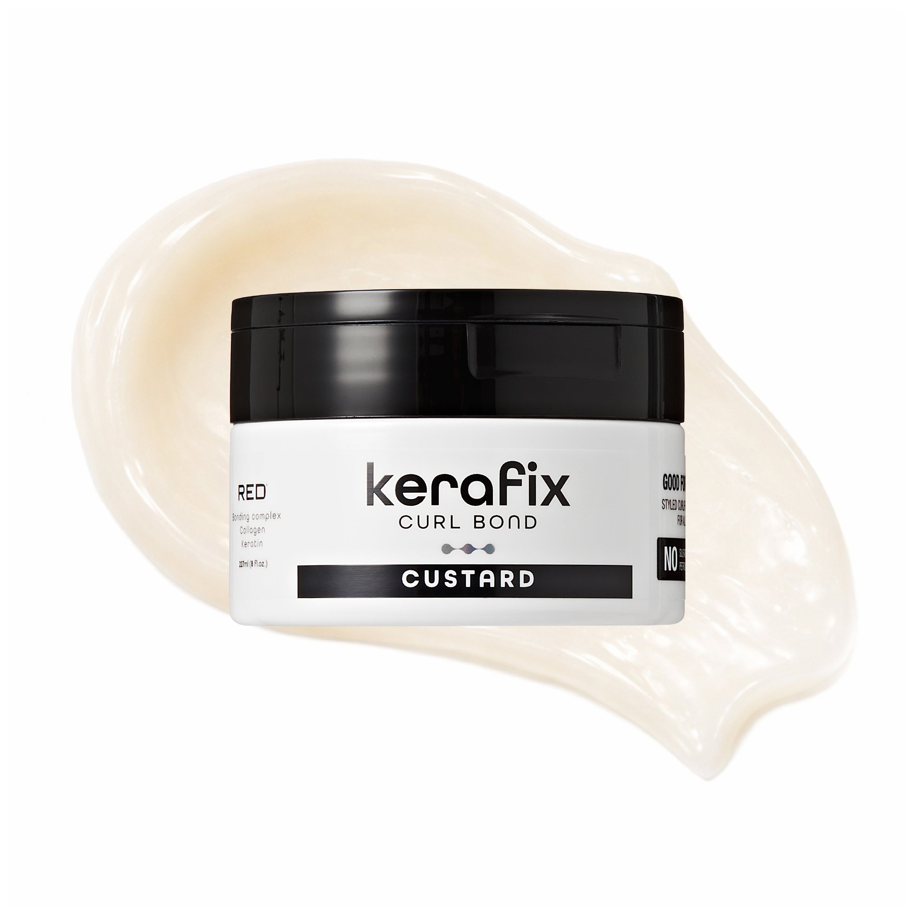 RED by Kiss Kerafix Curl Bond Collection - Anti-Frizz Bond Repair Hair Styling & Essential Prep for All Curl Types (2A-4C), with Keratin & Coconut Oil official pack