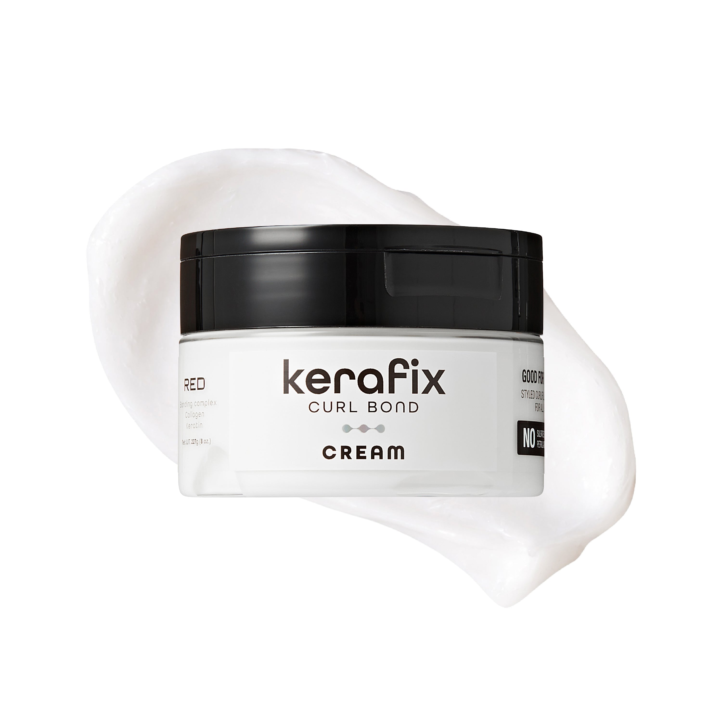 RED by Kiss Kerafix Curl Bond Collection - Anti-Frizz Bond Repair Hair Styling & Essential Prep for All Curl Types (2A-4C), with Keratin & Coconut Oil official pack