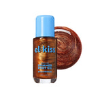 RED by KISS el:kiss Glow Icon Shimmer Hair & Body Oil - Non-Sticky Bronzing Glow with Collagen & Squalane, Hydrating Lightweight Formula for All Skin Tones (4 Shades, 3.38 fl.oz.) - Rich Bronze official pack