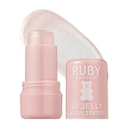 Ruby Kisses So Jelly Highlighter Stick - Cooling Bouncy Gel, Buildable Long-Lasting Shimmer, Transfer & Crease Resistant Formula with Niacinamide & Ceramides official pack