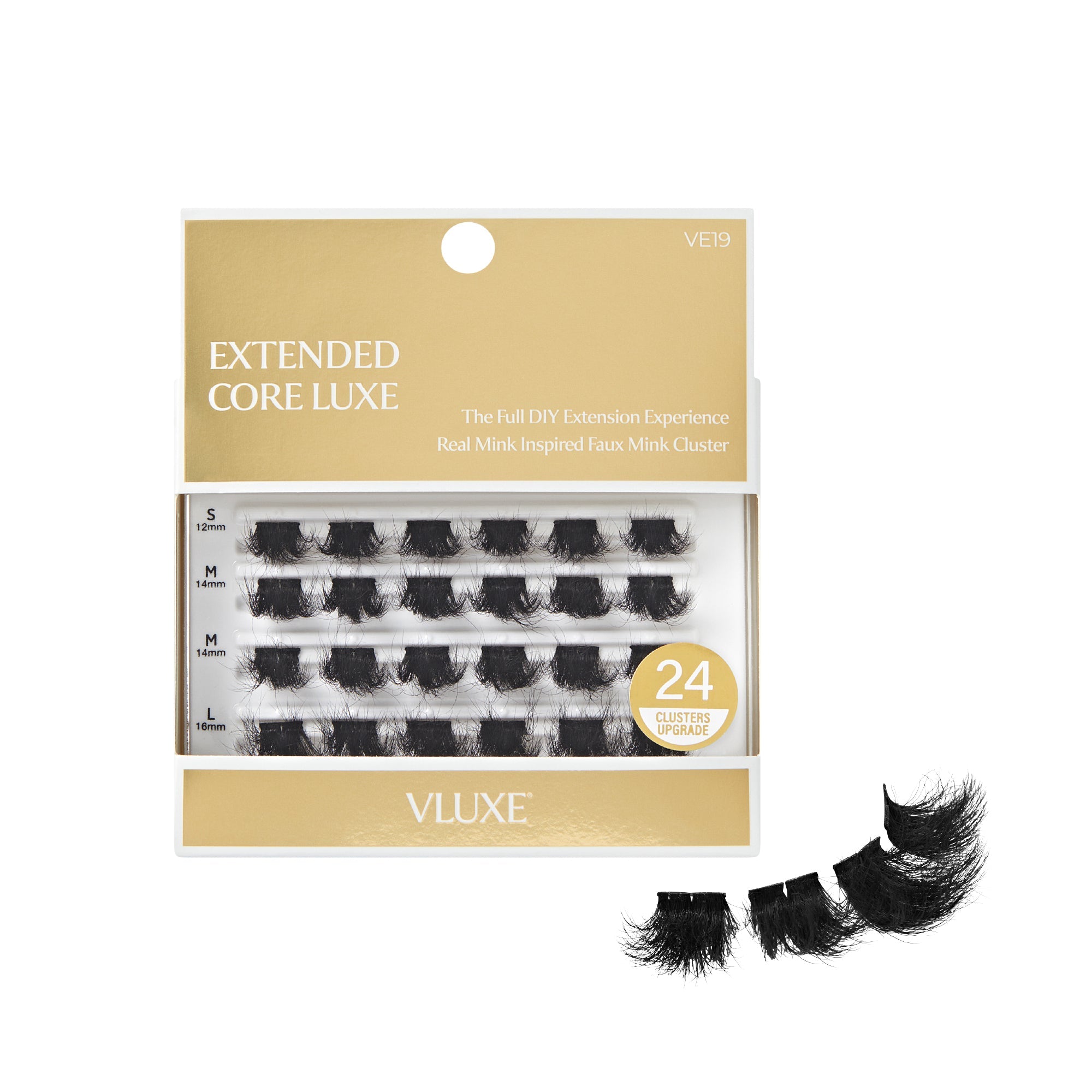 VLuxe Extended Core Luxe Faux Mink Lash Clusters - #05 official pack